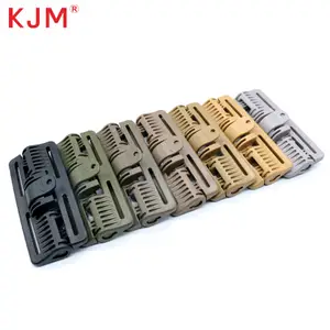 KJM Tactical Quick Release Buckle Customized Color LOGO Tactical Belt Bide Belt Plastic Vest Buckle