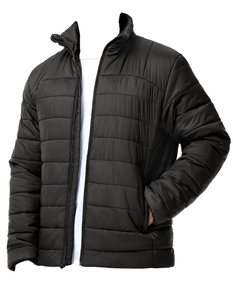 Custom Winter Lightweight Men's 100% Nylon Stand Collar Zipper Closure <b>Padded</b> <b>Waterproof</b> Puffer <b>Jacket</b> - Product Image 1