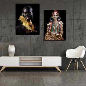 Estilo de pintura África impresión tela lienzo pared arte producto decoración de pared enmarcado lienzo africano imágenes artísticas <span class=keywords><strong>para</strong></span> sala de estar - Product Image 2