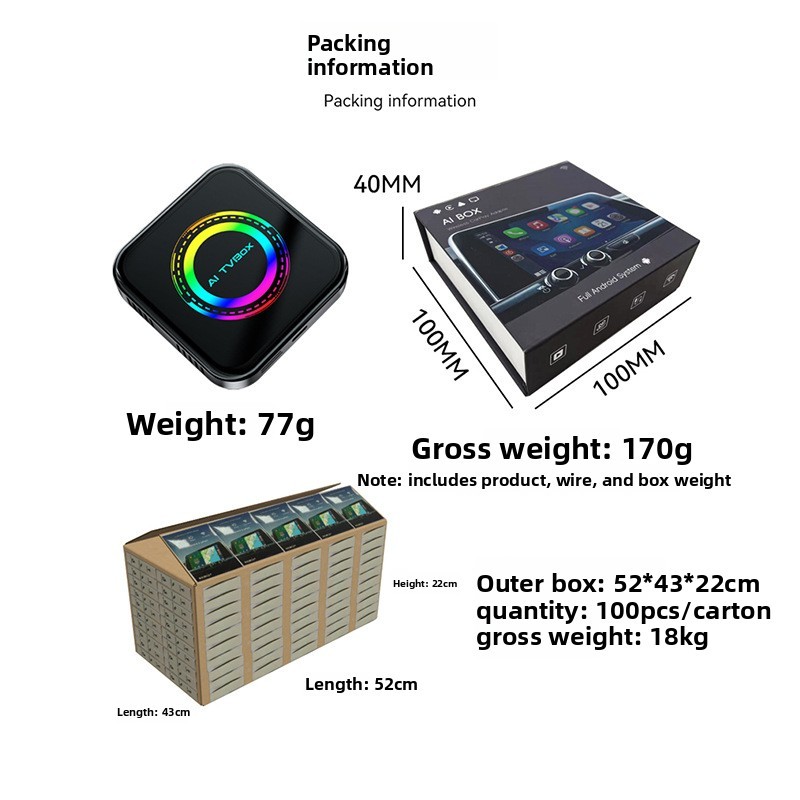 CarPlay Module <strong>Android</strong> <strong>13</strong> System Interconnection Box 4GB+64GB RAM/ROM Qualcomm 4G GPS Positioning Type-C Connection OLIVER
