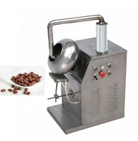 Machine à enrober le chocolat / Machine à enrober en acier inoxydable pour les cacahuètes / Machine automatique à enrober les amandes dans le sucre