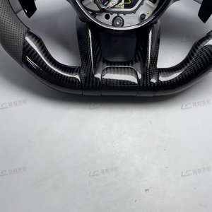 Volant de course en cuir et fibre de carbone LED personnalisable, en promotion, pour Mercedes-Benz Classes C/E/<span class=keywords><strong>S</strong></span>/G, livraison rapide - Product Image 3