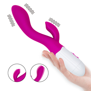 Vibrador de Conejo con Estimulación del Punto <span class=keywords><strong>G</strong></span>, Carga USB, Juguetes Sexuales para Adultos, Potente Masturbador, Juguete Sexual para Mujeres, Impermeable, Producto Sexual para Adultos - Product Image 1