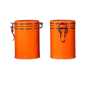 Boîte de conservation en fer blanc de qualité alimentaire à fermeture hermétique pour grains de café, thé, pain et lait, anti-humidité, vente en gros CC0307 Dongguan - Product Image 5