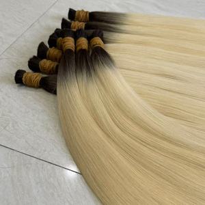 Extensiones de Cabello Brasileño Rubio Ombre Pephair, Extensiones de Cabello Remy de Alta Calidad con Cutícula Completa, Cabello Humano Natural - Product Image 1