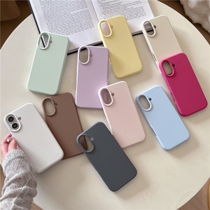 Funda Protectora de Silicona Líquida Real con Forro de Microfibra para iPhone 16 Plus, Funda para iPhone 16 Pro Max - Product Image 1