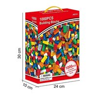 Bloques de Construcción de Plástico ABS de Alta Calidad, Modelo de Edificios Modernos, Juguete de 500/1000 Piezas para Niños de 2 a 4 Años