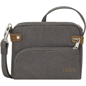 Bolso Bandolera y Riñonera Pequeño para Mujer con Cremallera Superior Antirrobo, Organizador Clásico Convertible - Product Image 1