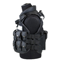 Gilet tactique d'opérations spéciales unisexe pour adulte, protection de terrain pour paintball/CS, poches amovibles pour équipement, taille unique
