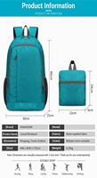 Sac à dos pliable avec logo personnalisé, vente en gros, cadeau d'entreprise, résistant à l'eau, Ripstop, pliable, voyage, randonnée, extérieur, multi-poches