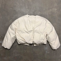 Veste bomber matelassée épaisse à fermeture éclair surdimensionnée pour homme, streetwear personnalisé de haute qualité, hiver, style boxy