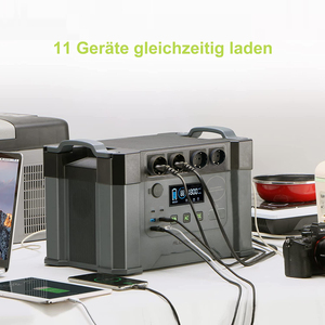 โรงงานขายตรง เครื่องกำเนิดไฟฟ้าพลังงานแสงอาทิตย์แบบพกพา 2000w แบตเตอรี่ลิเธียมสำรองสำหรับใช้ในบ้าน - Product Image 5
