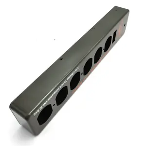 Powder Coated Aluminum Deep Draw Stamping Housing Shield for Universal Out Door Extension Socket Power Strip