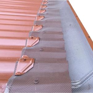 מגן מרזב מנירוסטה 304 מגן גג גשם מסנן עלה גדר מגן מרזב - Product Image 1