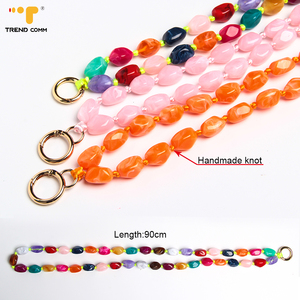 Fashion anti-fall bead anti-lost gradiente catena di colore accessori per telefono custodia e borsa - Product Image 2