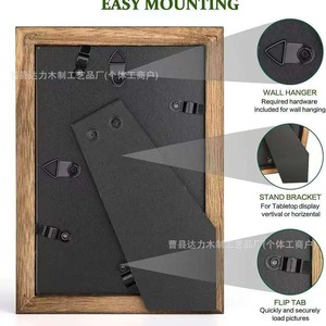 Wood Photo <b>Frame</b> Rectangle <b>Wall</b> Desktop Decorative <b>Frame</b> For Home Office Display - Product Image 3