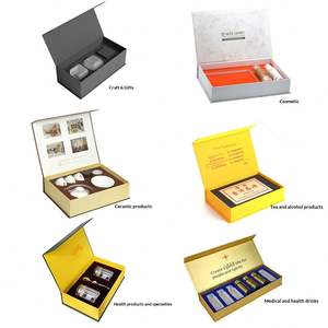 Caja de Libro Magnética Personalizable Wenchuang con Tapa Abatible, Hecha a Mano, Impresión Offset, Grabado en Relieve, Material de Cartón Gris de 2 mm de Grosor - Product Image 3