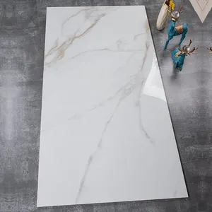 Cao bóng 750x1500 mét sang trọng calacata bằng đá cẩm thạch trắng cái nhìn chống trượt sứ gạch lát sàn đánh bóng tráng men gạch - Product Image 4