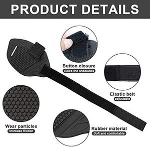 Protège-chaussures imperméable noir pour moto, accessoire de protection du levier de vitesse, utile pour la conduite - Product Image 3