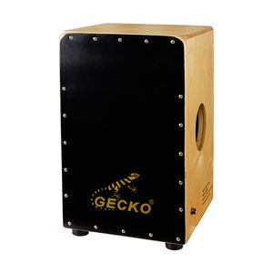 Cajón GECKO CL99AEQ, Tambor de Percusión Económico de Madera de Croton y Arce, Bongó, Caja de Percusión con Micrófono y Bolsa de Transporte - Product Image 3