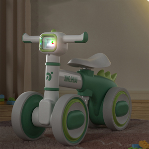 批发可爱恐龙设计无踏板平衡车儿童骑行玩具摇摆滑梯骑乘车儿童音乐平衡车 - Product Image 6