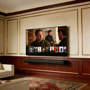 Nouvelle barre de son 2.1 2026 avec caisson de basses sans fil, haut-parleur surround 100W de puissance maximale pour TV, HDMI ARC, 6 interfaces <span class=keywords><strong>Bluetooth</strong></span> 5.3 - Product Image 2