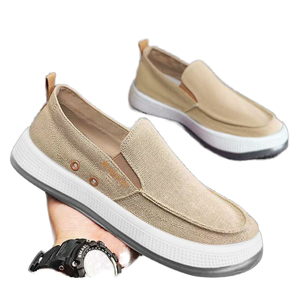 Chaussures d'été pour hommes 2025, respirantes, légères, en tissu extensible, décontractées, semelles souples, semelle intérieure en PVC - Product Image 1