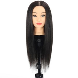 Apprenti modèle de tête pratique la coupe de cheveux qui peut être permanente, teinte et blanchie pour le style, têtes de modèle - Product Image 5