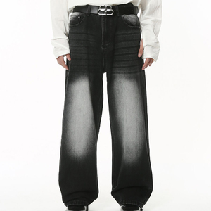 Pantalones vaqueros resistentes y elásticos para hombre, pantalones de trabajo y casuales, estilo holgado. - Product Image 6