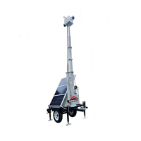 Trailer CCTV Tenaga Surya Kecil, Kamera CCTV Mini Tenaga Surya untuk Keamanan Luar Ruangan