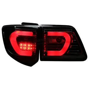 CARMATES Hot Selling Taillight Assembly LED Tail Lights Brake Light Turn Signal Red Background For Toyota Fortuner 2011 - 2015