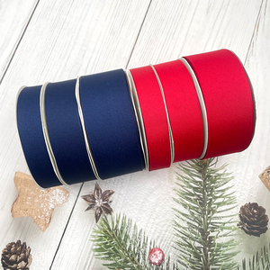 Bán buôn offray chất lượng Grosgrain <span class=keywords><strong>Ribbon</strong></span> cuộn 100 mét mỗi cuộn quà tặng gói đồng bằng Grosgrain đóng gói <span class=keywords><strong>Ribbon</strong></span> - Product Image 6