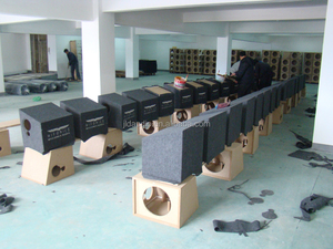 Hiệu suất cao 10 "Powered xe loa siêu trầm Loa hộp 250W RMS DC 12V bao vây - Product Image 4