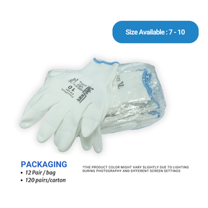 ถุงมือหนัง PU สำหรับผู้ชาย/ผู้หญิง, ถุงมือป้องกันความปลอดภัยในโรงงานอุตสาหกรรมสำหรับทำสวนและกลางแจ้ง - Product Image 5