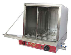 Chignon à hot-dog en acier inoxydable de haute qualité commerciale faisant la machine collation électrique réglable à température plus chaude automatique - Product Image 2