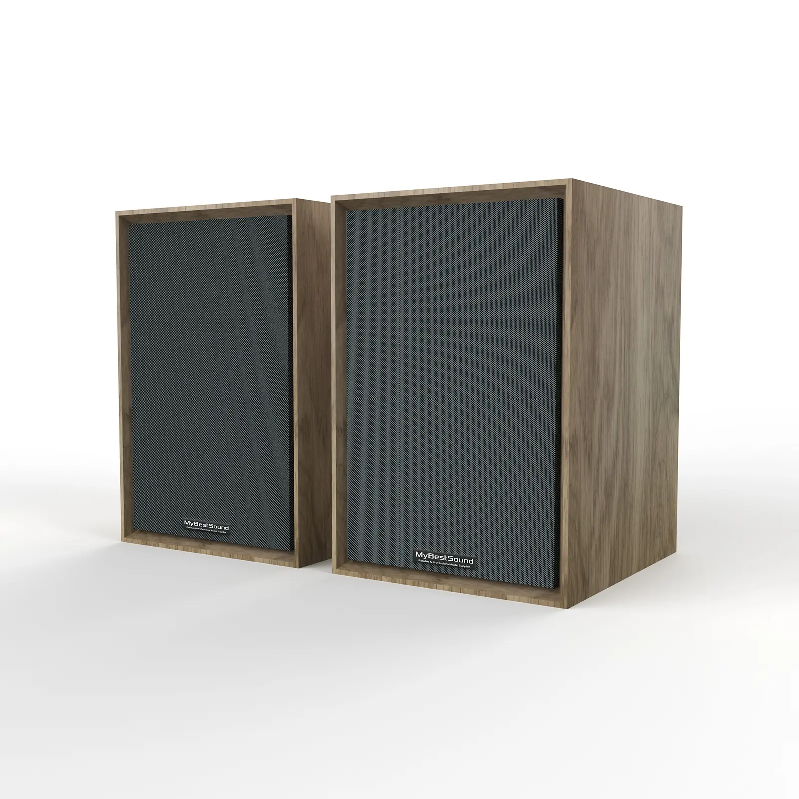SR04B 60W bookshelf speaker Hand-made wooden housing with Multiple Input ports speaker