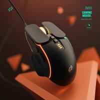 Ratón para juegos RGB con cable Competencia Ratón eléctrico Macro Prensa Pistola Programación para escritorio