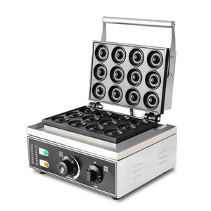 Macchina per Ciambelle/<span class=keywords><strong>Waffle</strong></span> a 12 Cavità 220V 1.75KW Alta Potenza Compatta per Panetterie e Caffetterie - Product Image 2