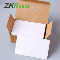 Fabrikpreis Zugangskontrollkarten RFID NFC Blanko-Karte Weiße Smarte Wiederbeschreibbare PVC-ID-Karte Visitenkarte