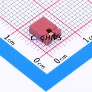 HC-JP254-1-60-OP-R-G1 Shorting Cap / Jumper Cap P=2.54mm Connector 1x2 2.54mm Open Top Type 3A - Product Image 2