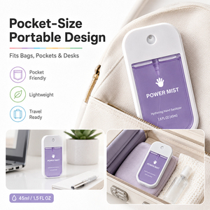 Customized Plastic <b>Spray</b> <b>Bottle</b> <b>Mini</b> Atomizer Hand Sanitizer Travel <b>Bottle</b> Cosmetic Packaging Promotional Gift Item - Product Image 4