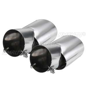 2 Piezas de Tubo de Escape para Automóvil, Punta de Silenciador Ovalada de Acero Inoxidable para Honda CRV CR-V 2017 2018, para Land Rover Range Rover 2002-2010 - Product Image 3