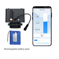 Sensor de Nivel Ultrasónico Solar Todo en Uno TLC2508-WiFi con Batería Recargable Integrada, Monitor Inalámbrico IoT para Tanques de Agua y Aceite