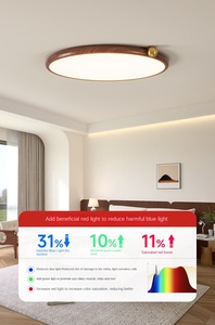 Venta al por mayor de fábrica, luz de techo inteligente de temperatura de Color cambiable para oficina en casa, lámpara de techo moderna Led - Product Image 4