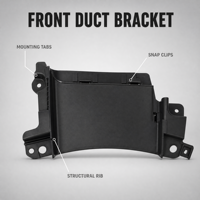 Support de ventilation avant droit (OE 1932382-00-D) compatible avec Tesla Model Y Juniper Refresh Facelift, support de pare-chocs avant