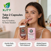 Cápsulas de Suplemento Dietético Herbal con Extracto de Corazón de Vaca para Mujeres XJTY Nature (60 Cápsulas) que Apoyan la Salud del Tracto Urinario y el Sistema Inmunológico