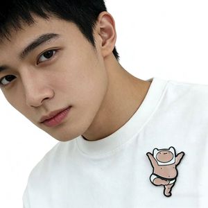 เข็มกลัดเคลือบฟินน์อ้วนตลกๆ, เข็มกลัด<span class=keywords><strong>การ์ตูน</strong></span> <span class=keywords><strong>Adventure</strong></span> <span class=keywords><strong>Time</strong></span>, เข็มกลัดอนิเมะน่ารักสำหรับติดกระเป๋าเป้, หมวก, เสื้อแจ็คเก็ต - Product Image 3