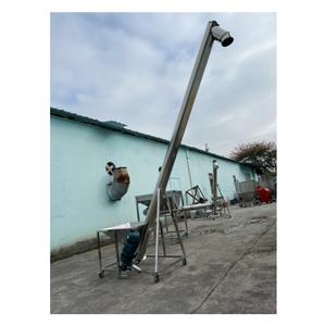 Kuru toz tuz gıda vidalı konveyör için otomatik eğim 304/316 burgu besleyici paslanmaz çelik üretim tesisi dağıtıcı - Product Image 5