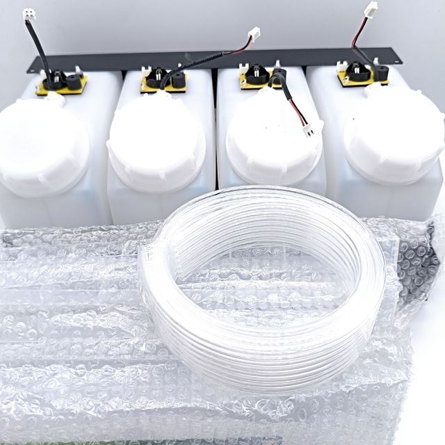 4+ 8 Continuous Ink tank System /ink tank Ciss for Solvent Printer (with 8 Pcs 220ML Ink Cartridge and Liquid Level Alarm )