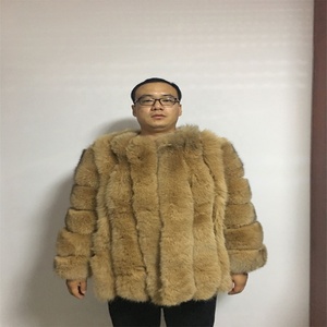 2019 Vendita Calda <span class=keywords><strong>Cappotto</strong></span> di Pelliccia di Volpe Con La Banda di Design/Giacca di Pelliccia di Modo - Product Image 1